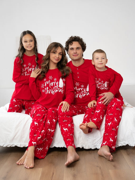 Новогодняя пижама из 100% хлопка