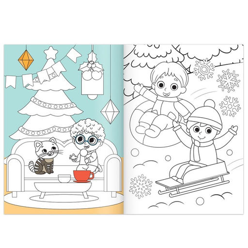 Раскраски новогодние набор К нам приходит праздник, 6 шт по 12 стр. - Буква-ленд фото 6
