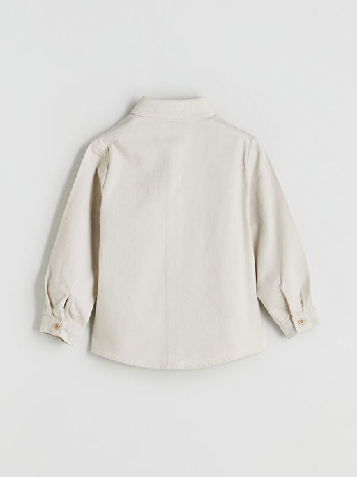 Basic Uzun Kollu Erkek ?ocuk G?mlek