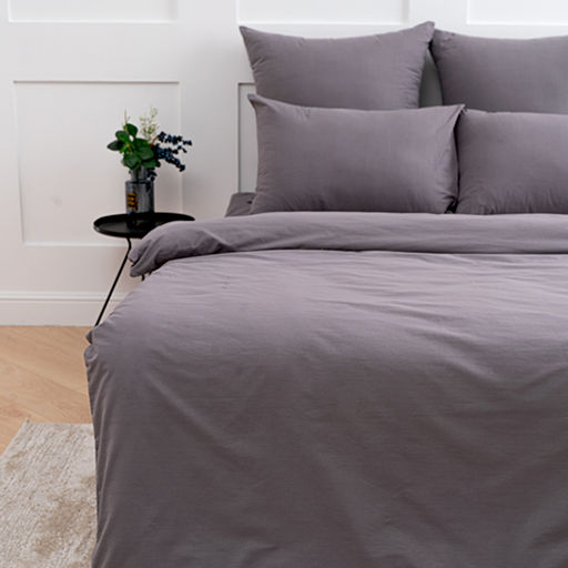 Пододеяльник Цвет эмоций 205х217, поплин, 100% хлопок, пл. 110 гр./кв. м., Графит ВБ - Традиция фото 2