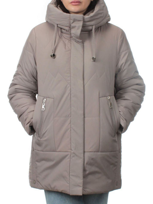 957 DK. BEIGE Куртка зимняя женская (верблюжья шерсть)