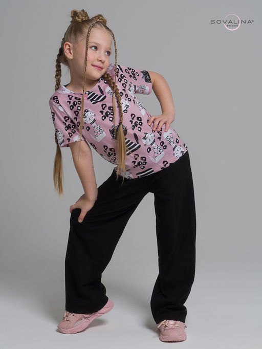 Костюм Лето коты лео-черный - Sovalina фото 14