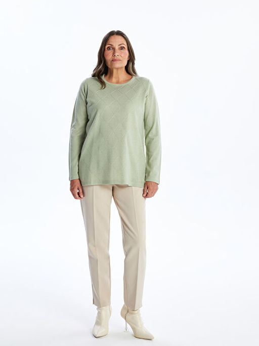 Bisiklet Yaka Kad?n Triko Kazak