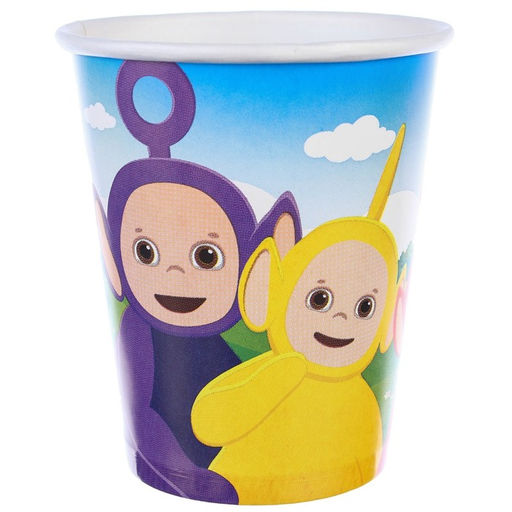 Цена за 10 шт. Стакан бумажный С Днем Рождения!, 250 мл, Телепузики - Simaland фото 3