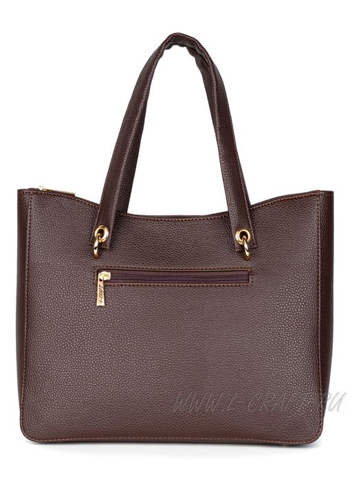 Сумка Модель №1363 | кожзам | гладкий | коричневый | Р908-2 | 29974 - L-craft фото 3