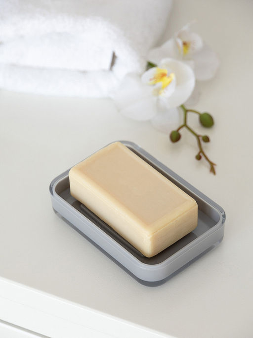 Мыльница серый пластик - Denastia фото 2