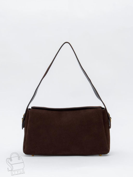 Сумка женская кожаная 1103M coffee Polina&Eiterou