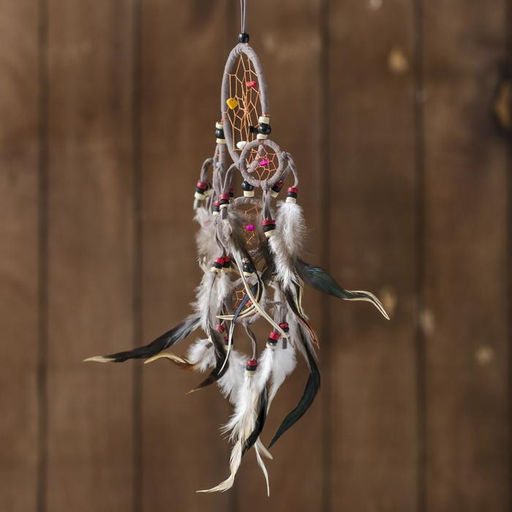 Ловец снов «Пять серых колец», 0.7×15×40 см