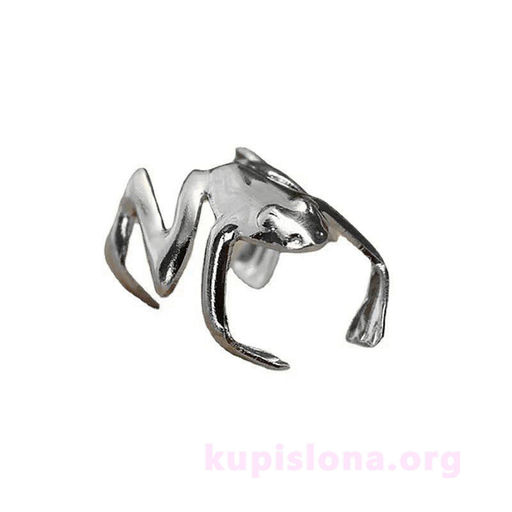 Серьга-кафф Лягушка - Купи слона фото 4