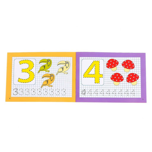 Набор многоразовых книг с маркером Обучающий для девочек, 4 шт. по 12 стр. - Буква-ленд фото 3