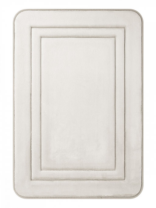 Коврик для ванной 55x80 серый полиэстер 100%