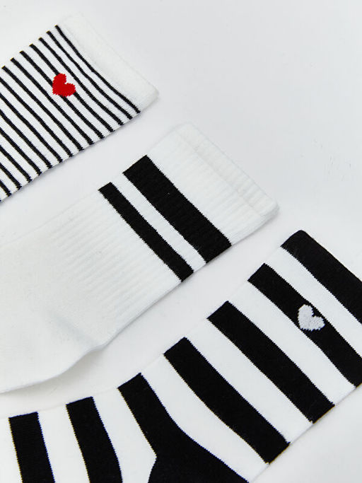 Desenli Kad?n Soket ?orap 5li