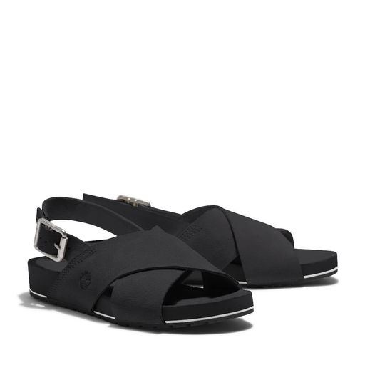Сандалии Timberland Malibu Waves Sandal Cross Strap черные  фото 9