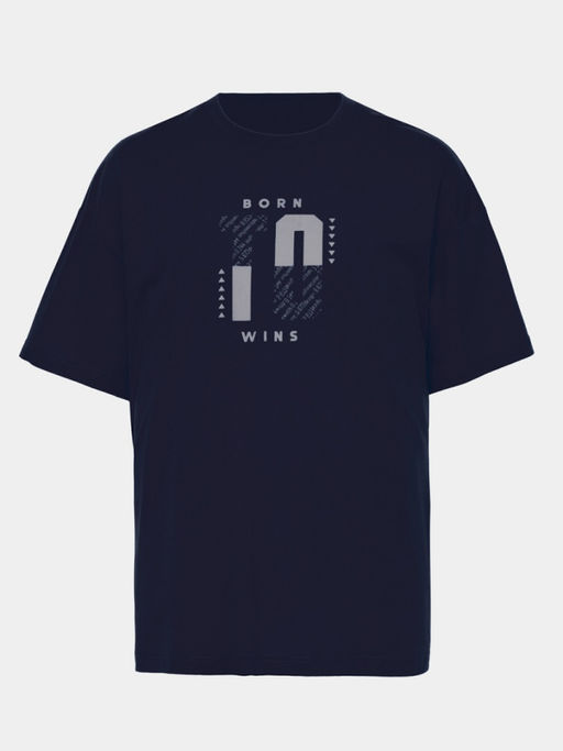 CRB wear/CWMM 60318-41 Футболка мужская,темно-синий/Ex.Cherubino  фото 5