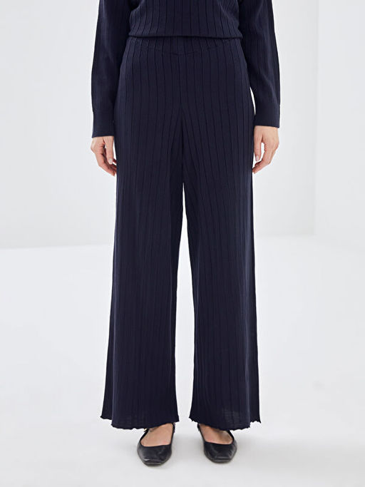 Beli Lastikli Kad?n Triko Pantolon