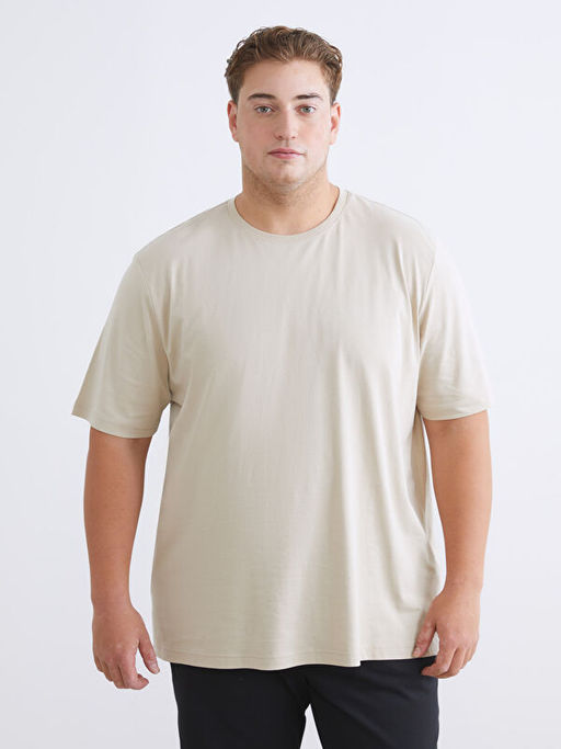 B?y?k Beden Basic Penye Erkek Ti??rt