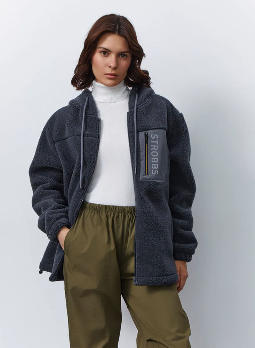 T3334-1 Куртка толстовка флисовая на молнии - Strobbs фото 13