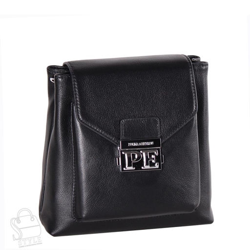 Сумка женская кожаная 3271Q black Polina&Eiterou в Новосибирске