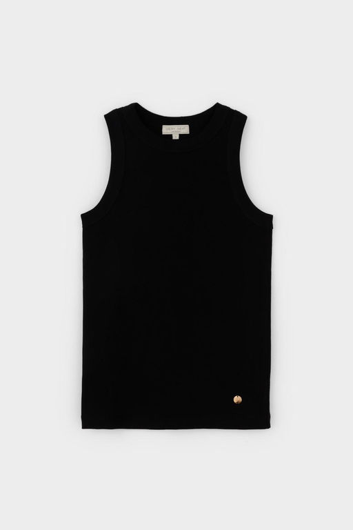 ЕВТ 3296/темный черный майка жен