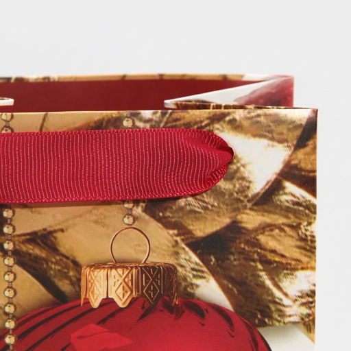 Пакет под бутылку Игрушки на елке, 13 х 36 х 10 см - Дарите счастье фото 3