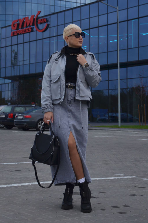 Куртка DOGGI 9005/1 серый фото 6