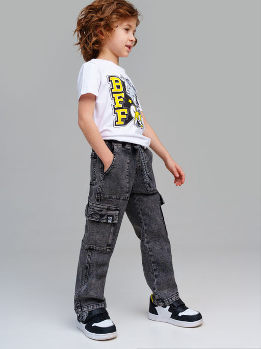 12512108 Брюки джинсовые для мальчиков