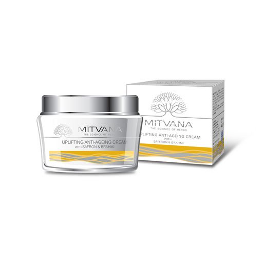 MITVANA Крем для лица ШАФРАН/БРАХМИ антивозрастной Uplifting Anti-Ageing Cream, 50 г