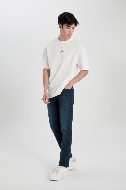 Pedro Slim Fit Джинсовые брюки узкого кроя с нормальной талией и узкими штанинами - Defacto фото 4