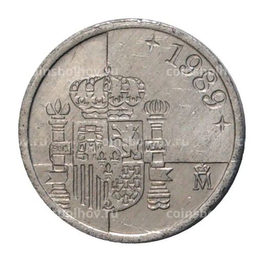 1 песета 1989 года Испания