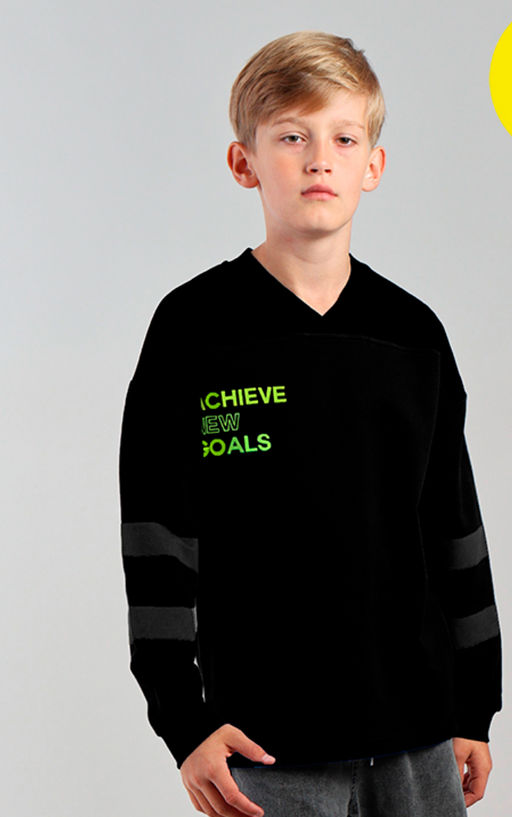 CRB wear / CWJB 63982-22-426 Джемпер для мальчика,черный  фото 2