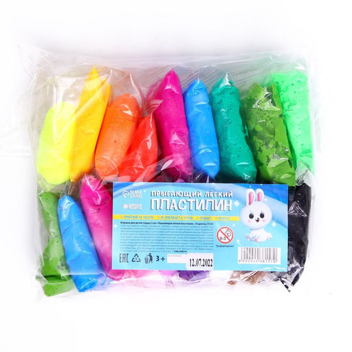 Воздушный пластилин, 18 цветов, МИКС