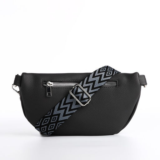 Сумка кросс-боди на молнии, цвет тёмно-серый - Simaland фото 4