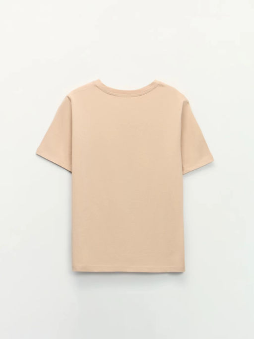 Футболка из хлопка с принтом / Zarina фото 8