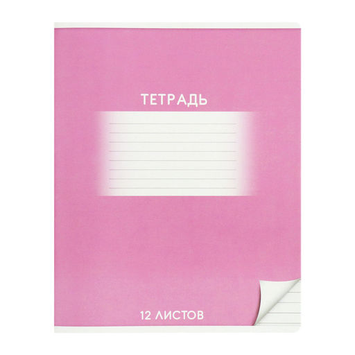 Набор тетрадей 12 листов в линейку Calligrata «Школьная», обложка мелованный картон, микс, 10 шт.