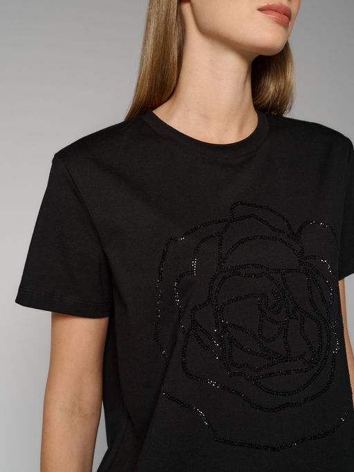 Футболка женская 12521-42035 black - Maxroses фото 6