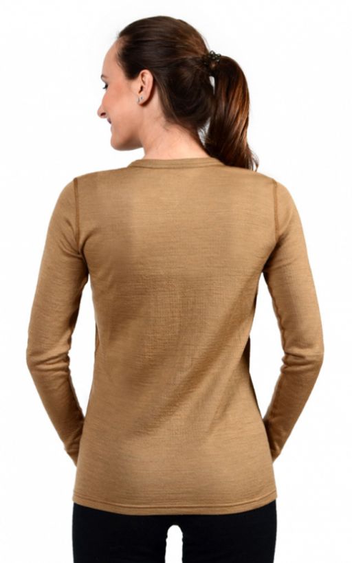 Фуфайка (термобелье) двухслойное (верблюжья шерсть + кофейное волокно) цвет натуральный  ЖЕН - Doctor фото 2