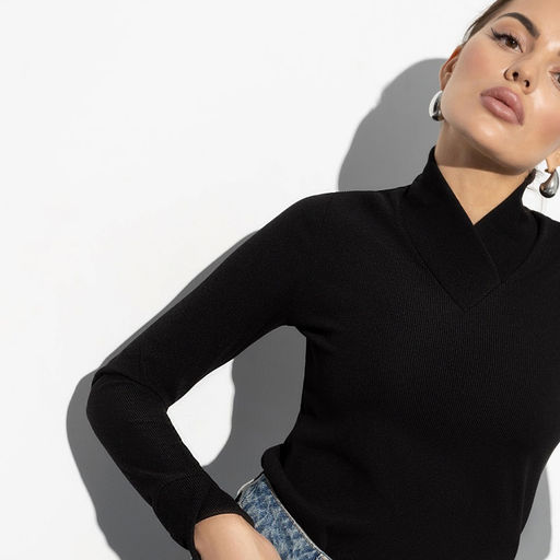 Джемпер Приятные воспоминания (black) - Charutti фото 2