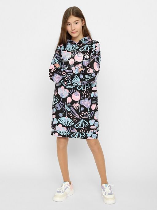 CRB wear/CSJG 63487-22-356 Платье для девочки,черный/Ex.Cherubino  фото 2