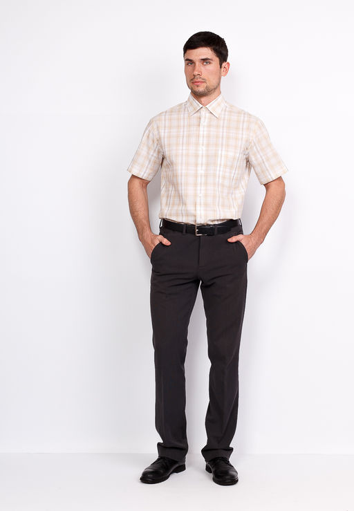 Сорочка мужская короткий рукав GREG 155/301/28/Z  фото 3