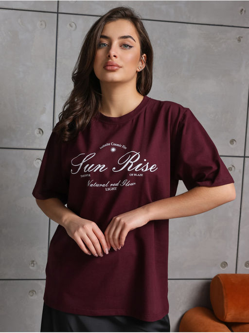 Футболка "Раиз" Бордо женская