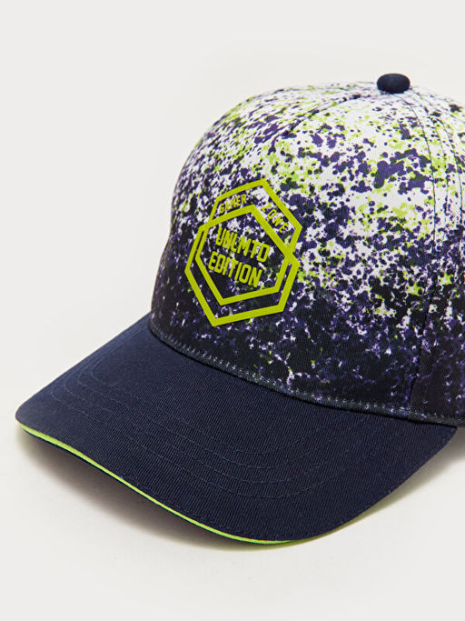 Bask?l? Erkek ?ocuk Kep ?apka - Waikiki фото 2