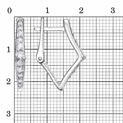 СЕРЬГИ 33814522Д - Красная пресня фото 2