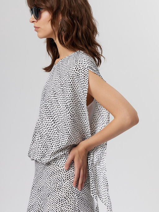 Платье женское 12621-35086 white/black
