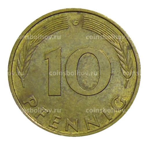 10 пфеннигов 1989 года G Германия
