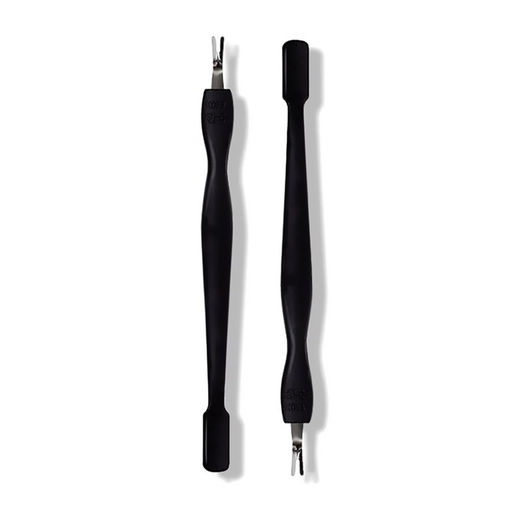 Цена за 2 шт. Триммер - пушер, 12 см, покрытие Soft Touch, чёрный