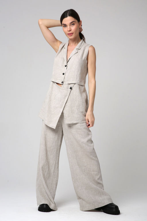 Жилет ЛЕН - Жан и параскева фото 14