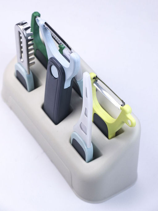 Набор овощечисток 6 в1 для кулинарных шедевров унгиверсальная - Buro фото 3