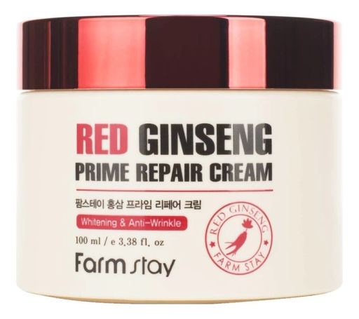 Крем для лица восстанавливающий с красным женьшенем FARMSTAY Red Ginseng Prime Repair Cream , 100ml