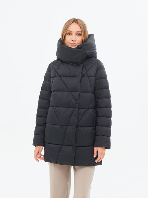 Пальто зимнее LFW490SN.19B.BLACK - Lab fashion фото 2