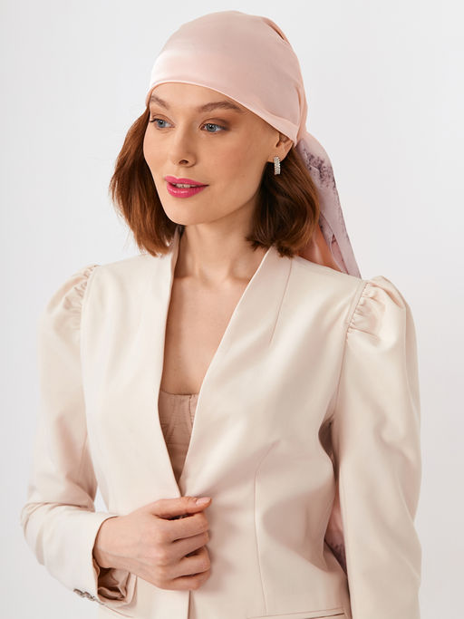 Большой, мягкий, тонкий и очень нежный двусторонний палантин с рисунком - Tantino фото 8